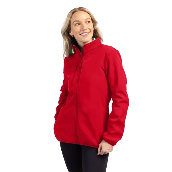 Women's jacket with a full-zip, water resistance, zippered chest pocket, and... from ASI 47965 Cutter & Buck