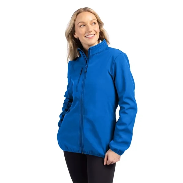 Women's jacket with a full-zip, water resistance, zippered chest pocket, and... from ASI 47965 Cutter & Buck