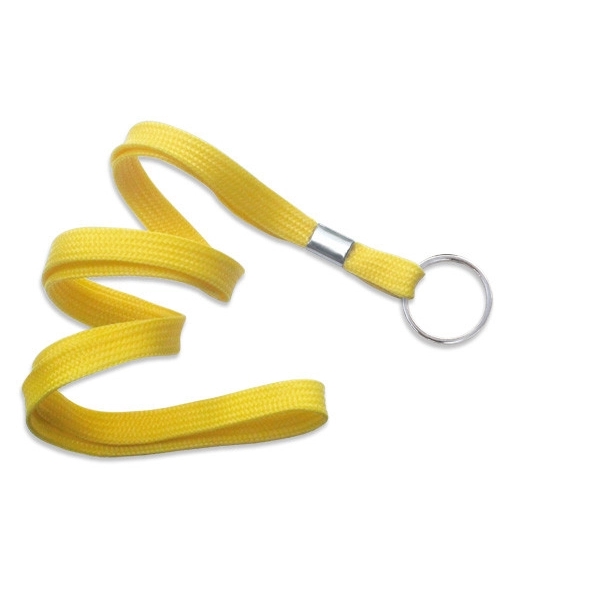 36" x 3/8" non-breakaway tube style lanyard cord with split ring... from ASI 62088 IDProductsource