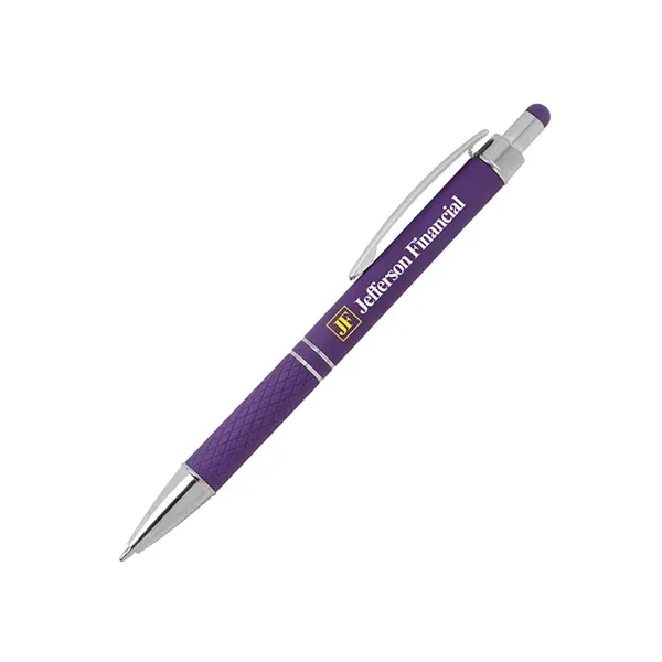 Palette Soft Touch Ballpoint Pen / Stylus... from ASI 67866 Logomark/Valumark