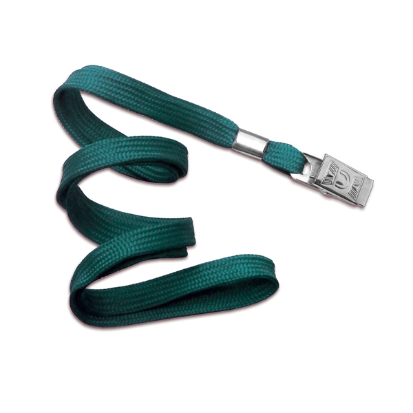 36" x 3/8" non-breakaway blank tube style lanyard cord with bulldog... from ASI 62088 IDProductsource