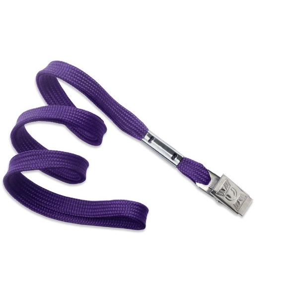36" x 3/8" non-breakaway blank tube style lanyard cord with bulldog... from ASI 62088 IDProductsource