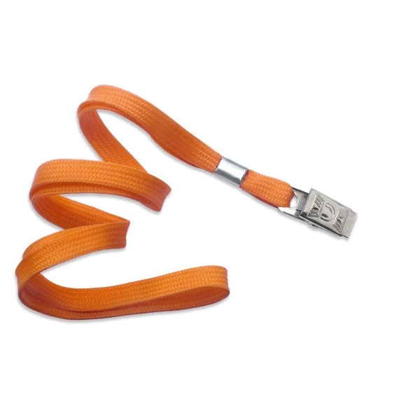 36" x 3/8" non-breakaway blank tube style lanyard cord with bulldog... from ASI 62088 IDProductsource
