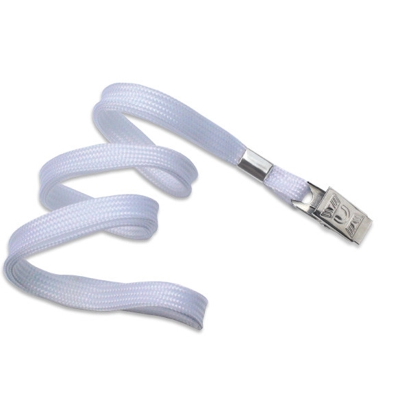 36" x 3/8" non-breakaway blank tube style lanyard cord with bulldog... from ASI 62088 IDProductsource