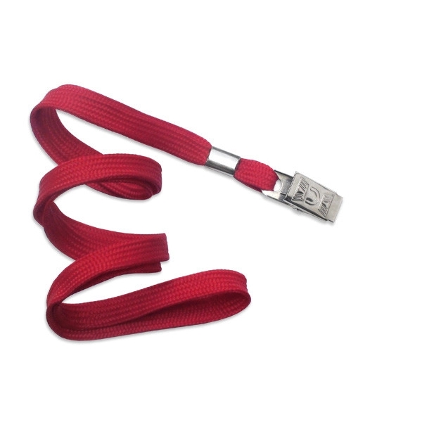 36" x 3/8" non-breakaway blank tube style lanyard cord with bulldog... from ASI 62088 IDProductsource
