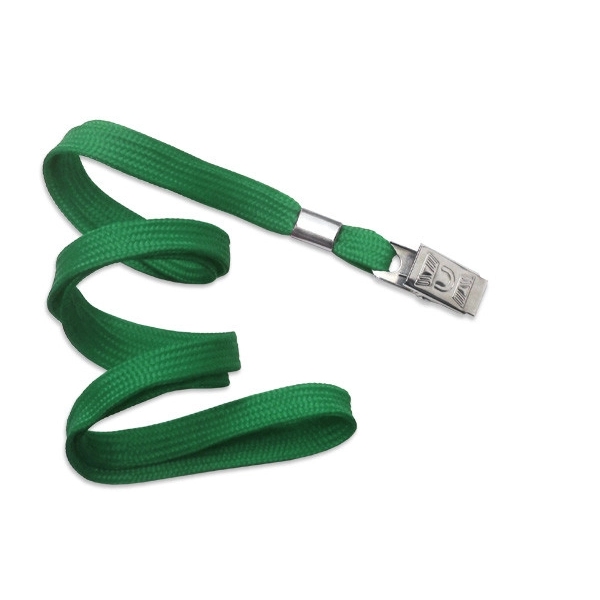 36" x 3/8" non-breakaway blank tube style lanyard cord with bulldog... from ASI 62088 IDProductsource