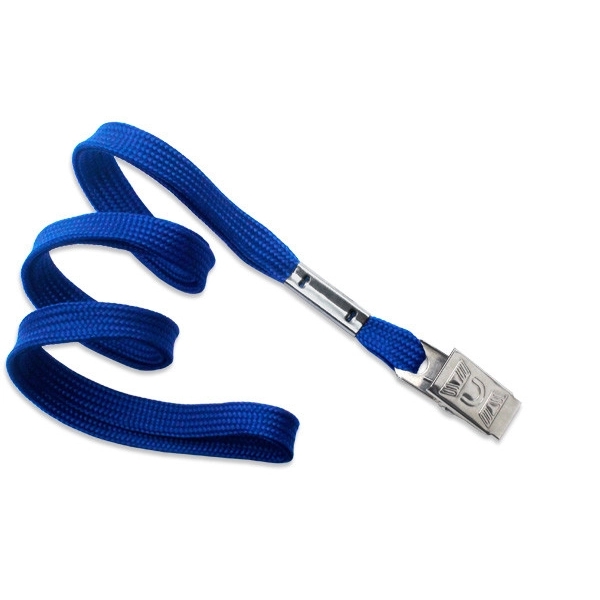 36" x 3/8" non-breakaway blank tube style lanyard cord with bulldog... from ASI 62088 IDProductsource