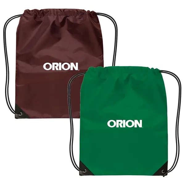 Drawstring backpack with reinforced corners plus 1C1L silkscreen imprint... from ASI 37218 Athena Promo (tm)