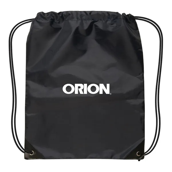 Drawstring backpack with reinforced corners plus 1C1L silkscreen imprint... from ASI 37218 Athena Promo (tm)
