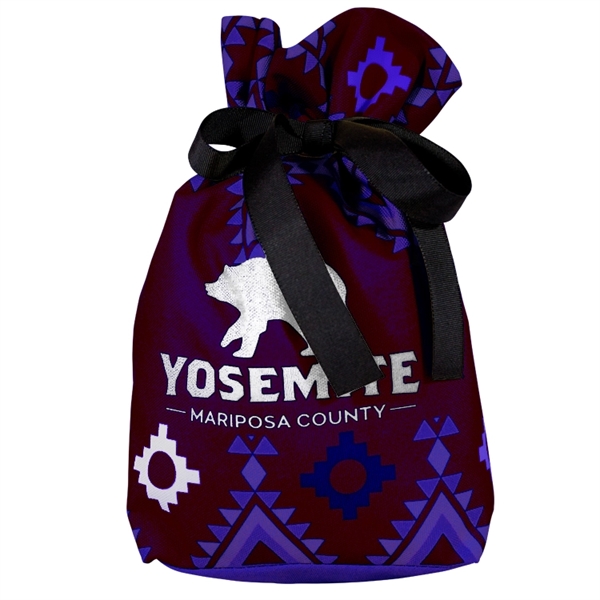 Small Tie Top Cinch Bag- Full Color-Sewn in the USA -... from ASI 67557 LimeLight Ent