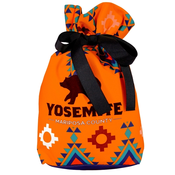 Small Tie Top Cinch Bag- Full Color-Sewn in the USA -... from ASI 67557 LimeLight Ent