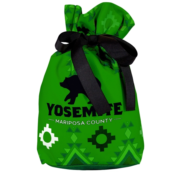 Small Tie Top Cinch Bag- Full Color-Sewn in the USA -... from ASI 67557 LimeLight Ent