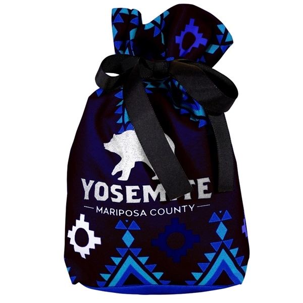 Small Tie Top Cinch Bag- Full Color-Sewn in the USA -... from ASI 67557 LimeLight Ent