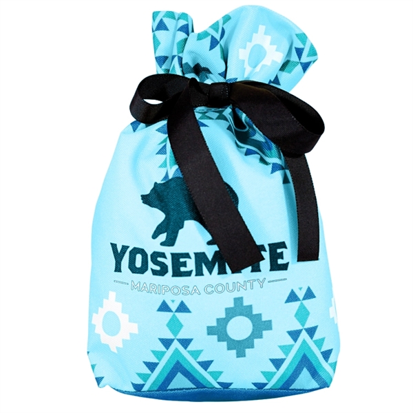 Small Tie Top Cinch Bag- Full Color-Sewn in the USA -... from ASI 67557 LimeLight Ent