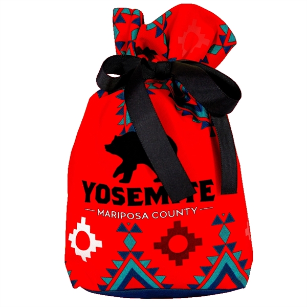 Small Tie Top Cinch Bag- Full Color-Sewn in the USA -... from ASI 67557 LimeLight Ent