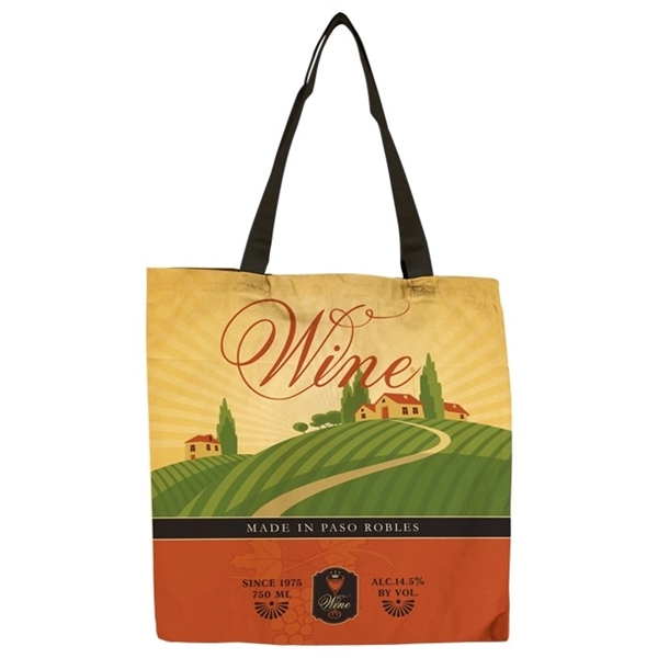 Vibrant Cotton Tote Bag - Flat - Soft Cotton Feel +... from ASI 67557 LimeLight Ent