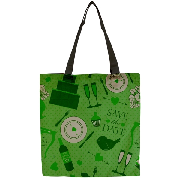 Vibrant Cotton Tote Bag - Flat - Soft Cotton Feel +... from ASI 67557 LimeLight Ent
