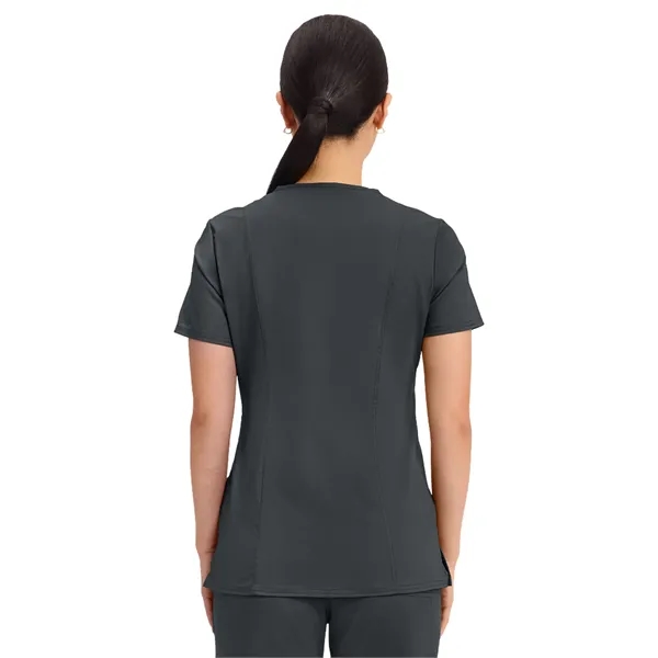 Cherokee - Workwear Revolution - Mock Wrap Top... from ASI 86018 Scrub Authority / Uniform Stores