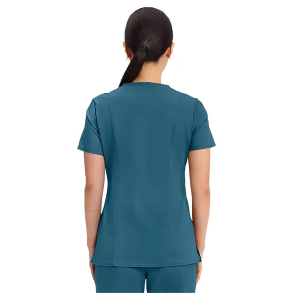 Cherokee - Workwear Revolution - Mock Wrap Top... from ASI 86018 Scrub Authority / Uniform Stores