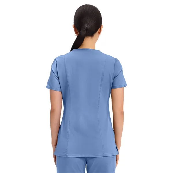 Cherokee - Workwear Revolution - Mock Wrap Top... from ASI 86018 Scrub Authority / Uniform Stores