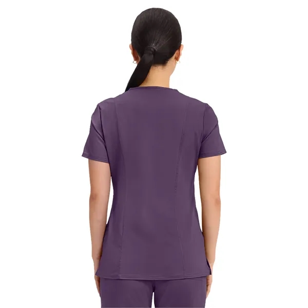 Cherokee - Workwear Revolution - Mock Wrap Top... from ASI 86018 Scrub Authority / Uniform Stores