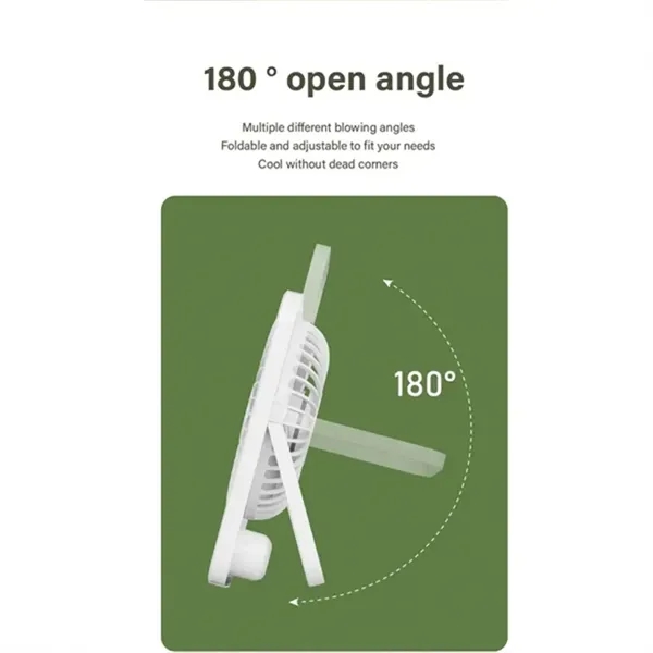 5-speed, rechargeable desktop fan.... from ASI 39552 BEL Promo