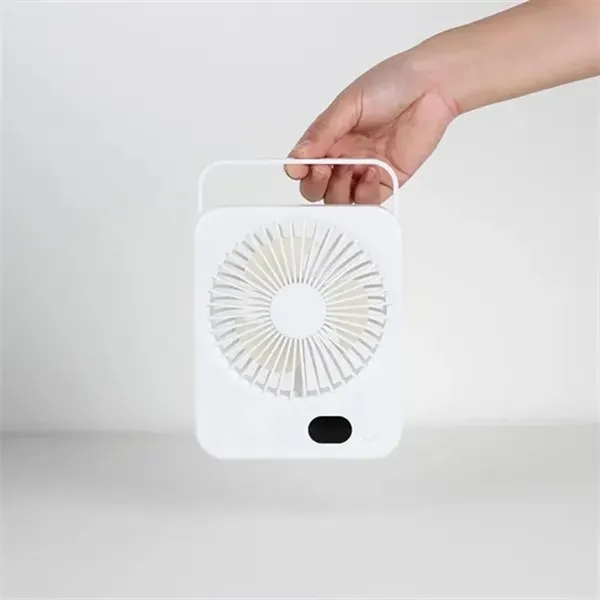 5-speed, rechargeable desktop fan.... from ASI 39552 BEL Promo