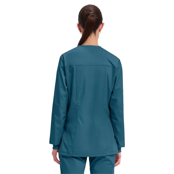 Cherokee WW Revolution Women's Snap Front Warm-Up Jacket... from ASI 86018 Scrub Authority / Uniform Stores