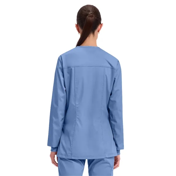Cherokee WW Revolution Women's Snap Front Warm-Up Jacket... from ASI 86018 Scrub Authority / Uniform Stores