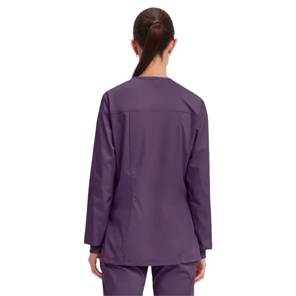 Cherokee WW Revolution Women's Snap Front Warm-Up Jacket... from ASI 86018 Scrub Authority / Uniform Stores