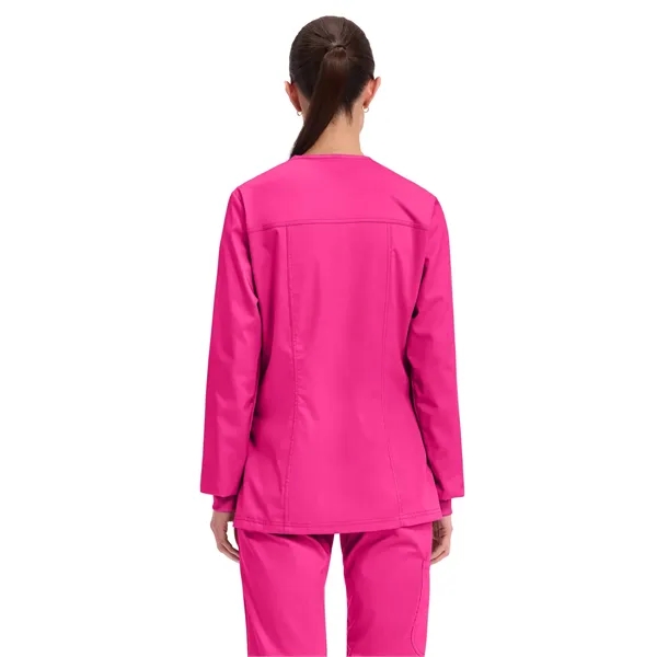 Cherokee WW Revolution Women's Snap Front Warm-Up Jacket... from ASI 86018 Scrub Authority / Uniform Stores