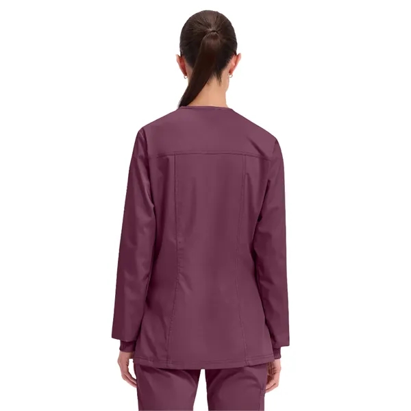 Cherokee WW Revolution Women's Snap Front Warm-Up Jacket... from ASI 86018 Scrub Authority / Uniform Stores