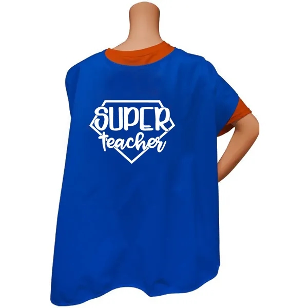 51" x 37" nylon adult hero cape with ties to fasten... from ASI 31260 AdCapitol