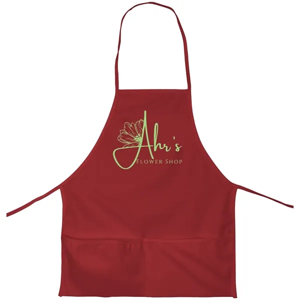 18" x 22" colored bib apron with continuous tie strings and... from ASI 31260 AdCapitol