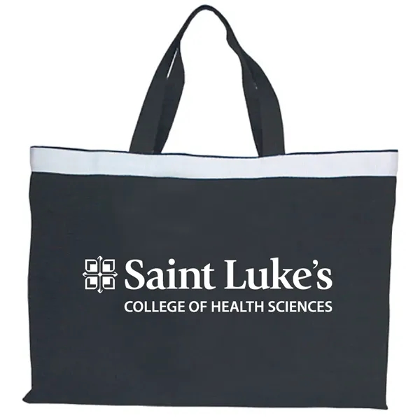 20" x 11" x 4" tote bag made of durable twill... from ASI 31260 AdCapitol