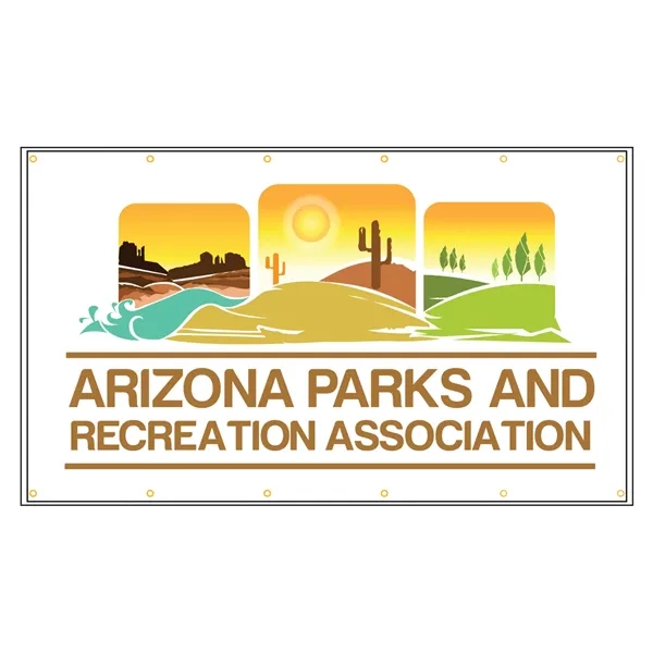 Digital vinyl banner with reinforced corner grommets.... from ASI 31260 AdCapitol