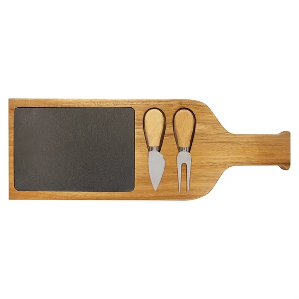 18 1/2" x 4 1/4" x 1/2" Acacia wood and slate... from ASI 74601 Calico