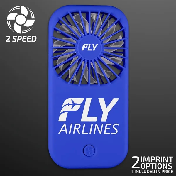 Blue Fan with Kickstand; Blank & Imprint Pricing... from ASI 34194 ALightPromos