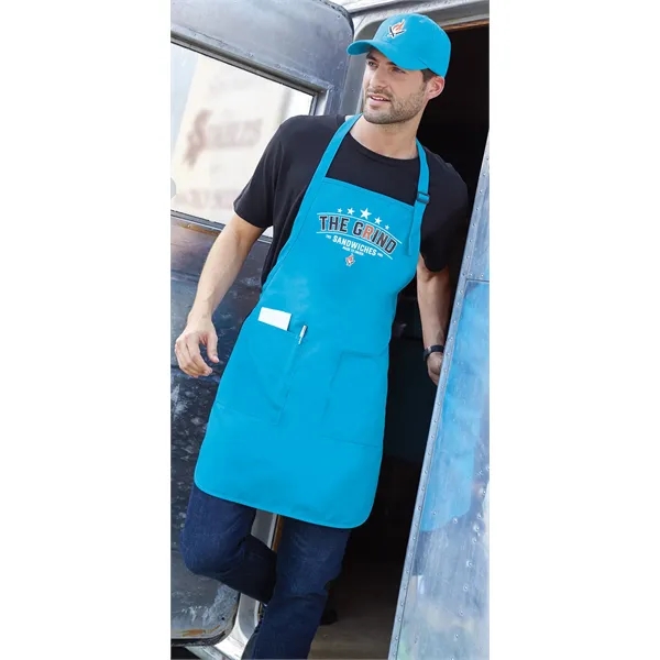Durable two-pocket full-length apron with adjustable neck strap, ideal for custom... from ASI 72657 Active Life Promo / Active Life Promo Active Life