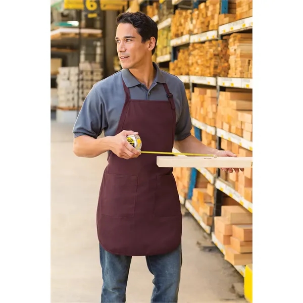 Durable cotton apron with pockets and stain-release finish-ideal for custom imprint... from ASI 72657 Active Life Promo / Active Life Promo Active Life