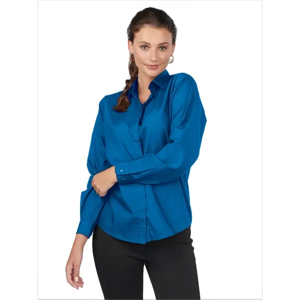 Edwards - Shirts & Blouses - Women's Cafe Long Sleeve Shirt... from ASI 86018 Scrub Authority