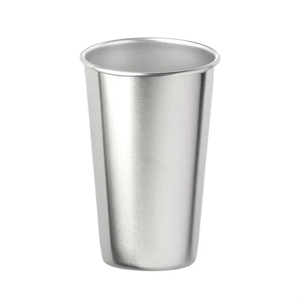 Single-wall stainless steel mixing glass of 16oz. capacity plus 1 color... from ASI 37218 Athena Promo (tm)