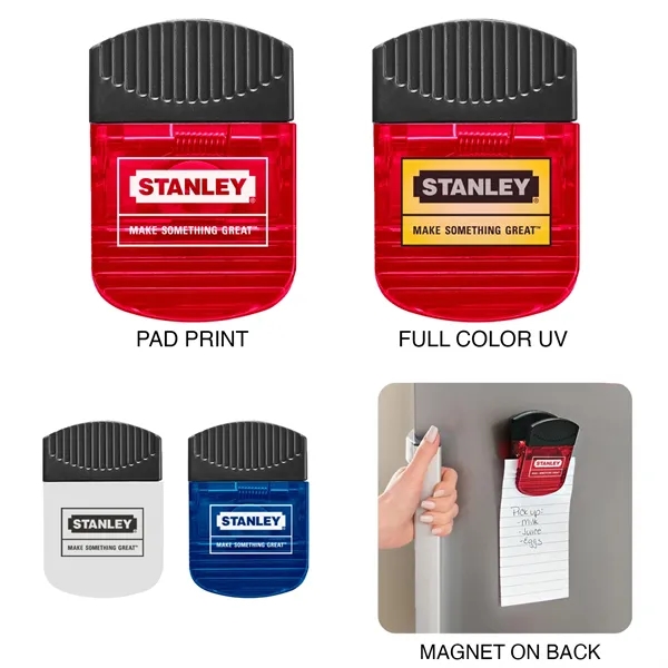 Magnetic clip, rectangle shaped clip with magnet back.... from ASI 52710 Lincoln Line