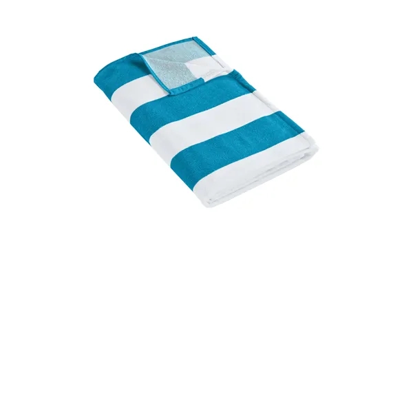 Soft, absorbent cotton beach towel with fade-resistant cabana stripes-perfect for custom... from ASI 72657 Active Life Promo / Active Life Promo Active Life