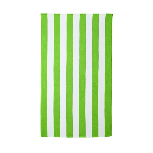 Soft, absorbent cotton beach towel with fade-resistant cabana stripes-perfect for custom... from ASI 72657 Active Life Promo / Active Life Promo Active Life