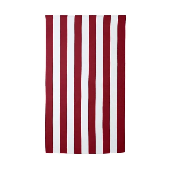 Soft, absorbent cotton beach towel with fade-resistant cabana stripes-perfect for custom... from ASI 72657 Active Life Promo / Active Life Promo Active Life