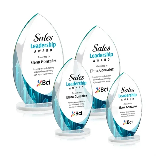 Starfire Windermere Award with White base and full color VividPrint imprint... from ASI 84592 St Regis Group / St Regis