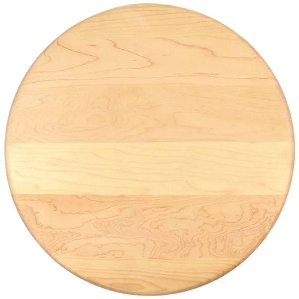 15" x 3/4" round maple cutting board.... from ASI 74601 Calico