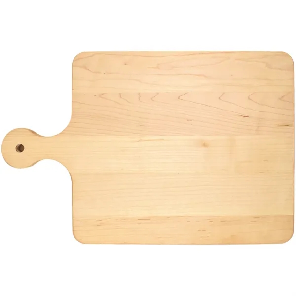 10 1/2" x 16" x 3/4" paddle-style maple wood cutting board... from ASI 74601 Calico
