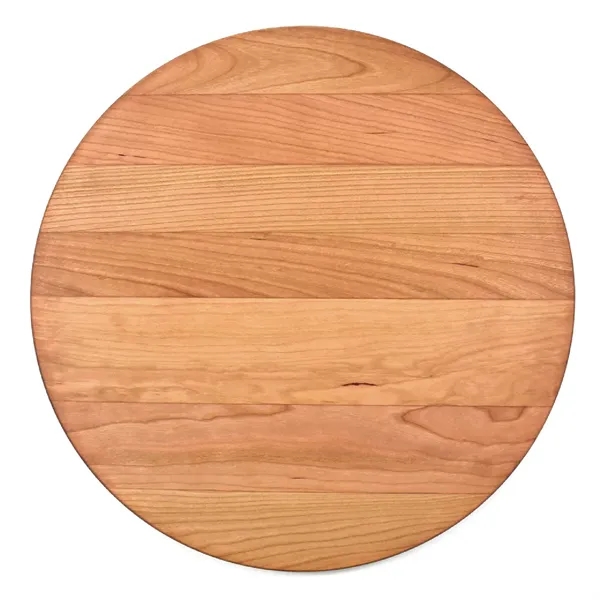 13 1/2" x 13 1/2" x 3/4" round cherry wood cutting... from ASI 74601 Calico